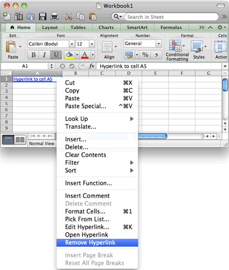 Remove All Hyperlinks In Excel 2007 Document