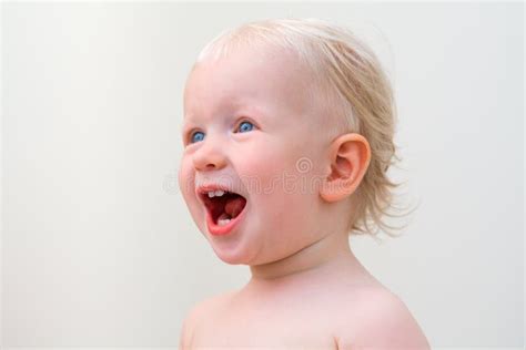 Screaming Baby Closeup Stock Photo Image Of Childhood 42214878