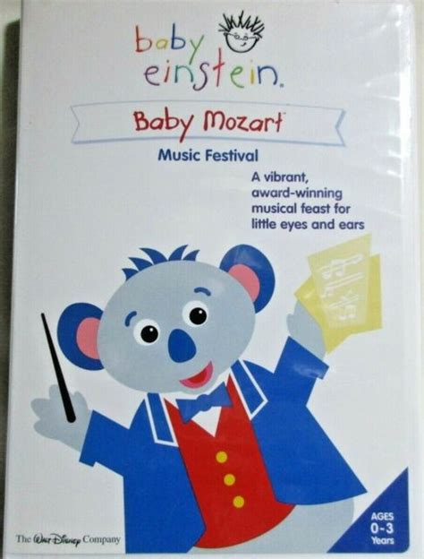 Baby Einstein Baby Mozart Music Festival Ages 0 3 Disney Co Dvd 2004 Ebay