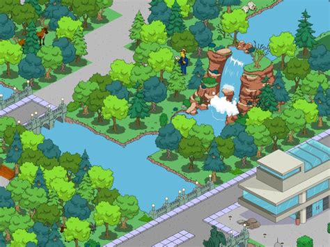 Springfield Simpsons Springfield Tapped Out The Simpsons Game The Neighbourhood Fire Games