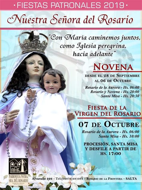 Fiestas Patronales En Honor A Nuestra Señora Del Rosario Arzobispado