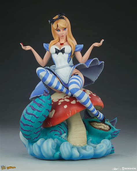 j scott campbell fairytale fantasies collection alice in wonderland statue sideshow spaceart