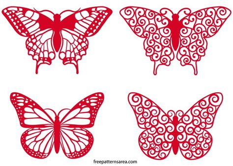 Butterfly Swirl Clipart Vector Files