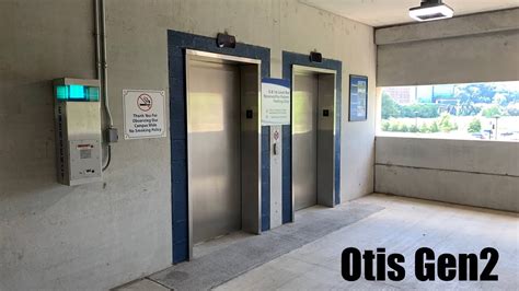 Otis Gen2 Mrl Traction Elevators Carillion Parking Garage Roanoke