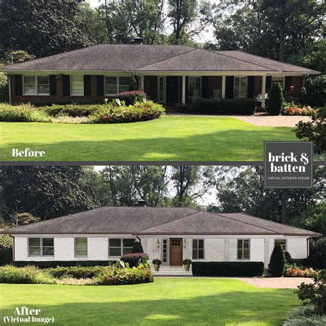 Ranch Homes Before & After Makeover | Blog | brick&batten | Brick