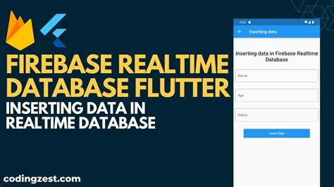 How To Insert Data In Firebase Realtime Database Flutter Flutter Firebase Database CRUD