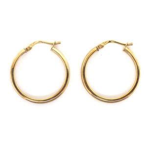 Italy Ct Gold Hoop Earrings G Weight Earrings Jewellery