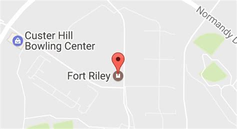 Map Of Fort Riley Military Base Fort Riley Fort Riley
