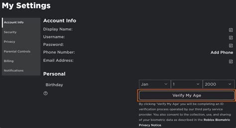 Account Verification Documentation Roblox Creator Hub
