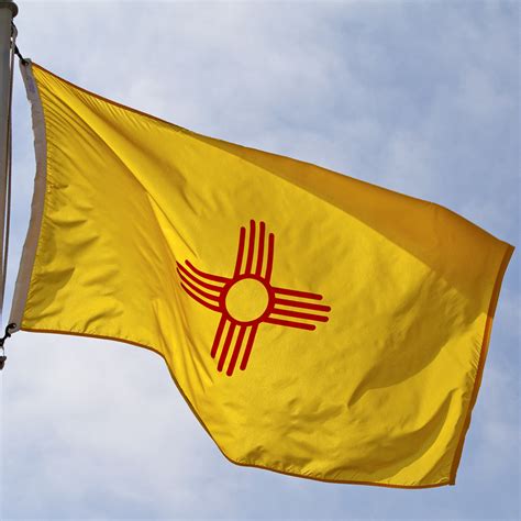 Zia Pueblo Zia Sun Symbol New Mexico State Flag Borrows Symbol
