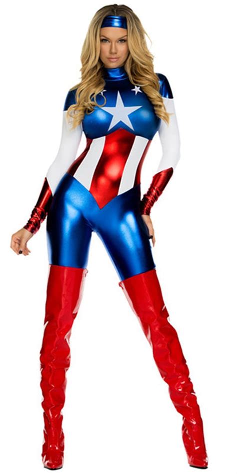 Buy New Sexy Women Halloween Avengers Captain America