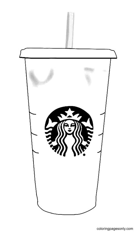 Starbucks Drink Coloring Pages Starbucks Adorable Kaw Vrogue Co
