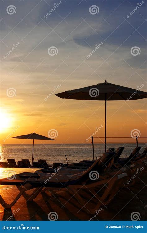Relaxing Evening Stock Photo Image Of Tranquil Tropical 280830