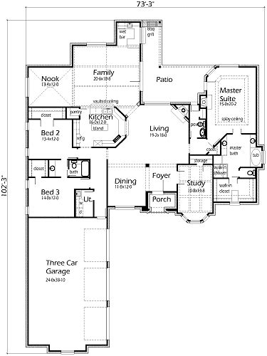 S3083l Texas House Plans Over 700 Proven Home Designs Online By