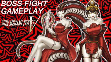 Shin Megami Tensei V NUWA BOSS FIGHT GAMEPLAY YouTube