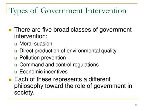 Ppt Government Intervention In Market Failure Powerpoint Presentation