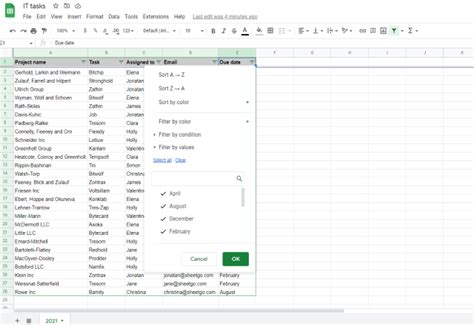How To Filter Google Sheets Without Affecting Other Users Sheetgo Blog