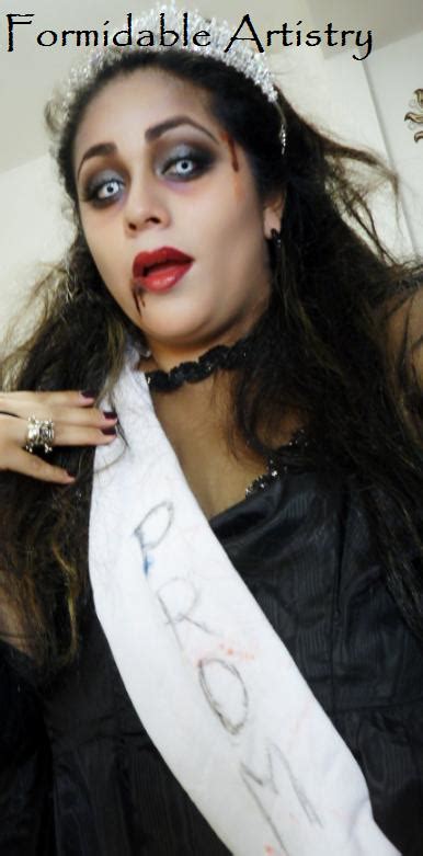 Formidableartistry Zombie Prom Queen Bride Halloween Makeup Tutorial