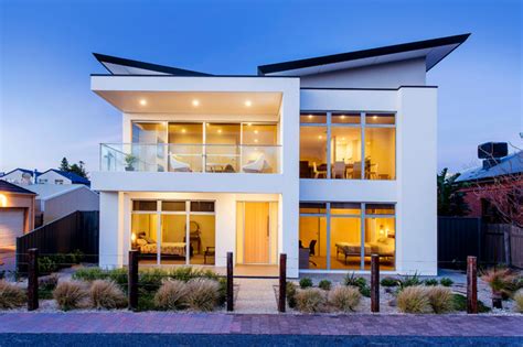 Brighton Butterfly Roof Contemporary Exterior Adelaide By
