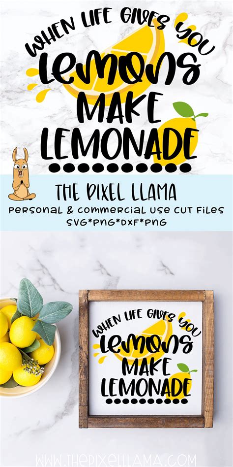 When Life Gives You Lemons Make Lemonade Svg 733912 Lemon Crafts