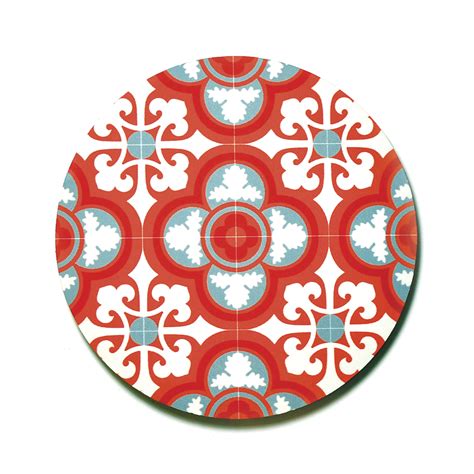 Set Of 4 Malta Tile Coasters Pattern No5 Stephanie Borg