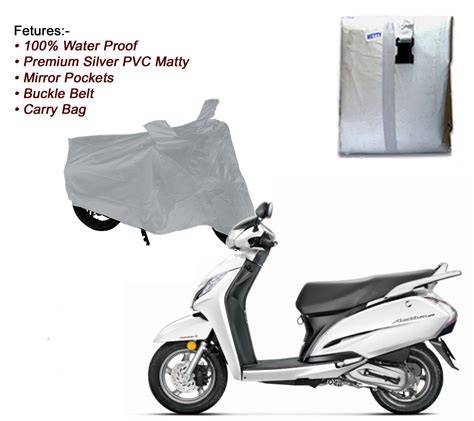 Find honda bikes price list for all honda bike models launched in india. Galaxy Honda Activa Two Wheeler Cover (SILVAR)