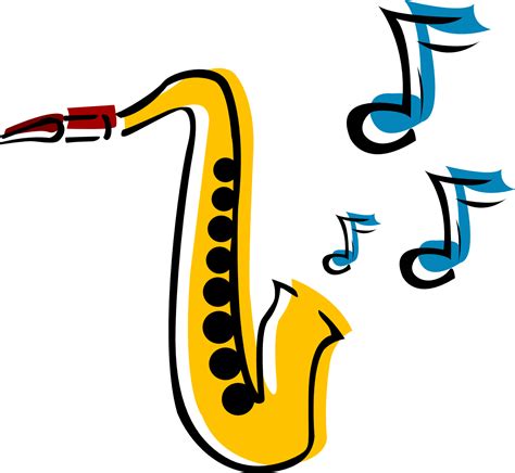 Saxophone Clipart Clipart Best