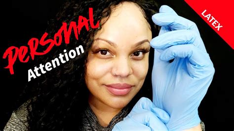 Asmr Personal Attention W Latex Gloves Pov Face Massage Youtube