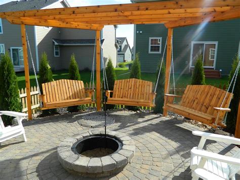 22 Stunning Fire Pit Swing Plans Home Decoration And Inspiration Ideas