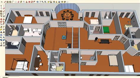 4662 exterior house scene sketchup model free download by nguyen thien. projekt "mehrgenerationenhaus", sketchup, 2011 - YouTube