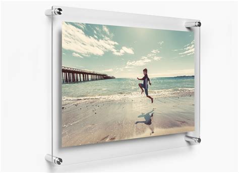 16x20 Photo Floating Acrylic Clear Picture Frame Frame Etsy