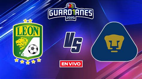 They have the youngest roster in the league, but the talented guys. Liga MX EN VIVO: León vs Pumas Guardianes 2020 Final de Vuelta
