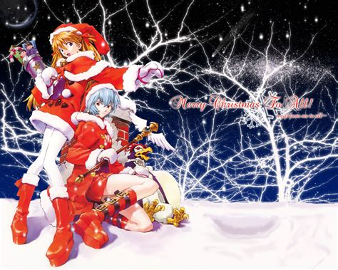 1080p Christmas Anime Girl Wallpaper