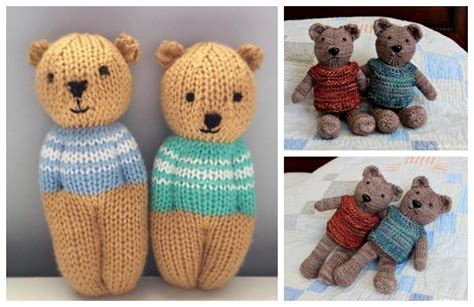 Enjoy a wide range of free knitting and crochet patterns to help you transform your yarn stash into cosy cardigans, charming children's toys and chic home decorations. Knit Little Toy Teddy Bear Free Knitting Patterns ...
