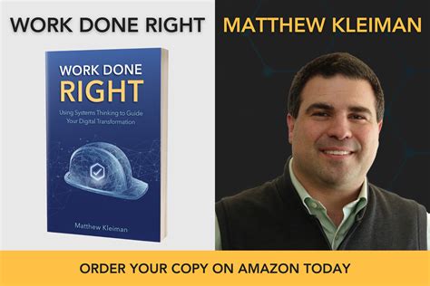 Cumulus Ceo Matthew Kleiman Releases New Book Entitled Work Done Right