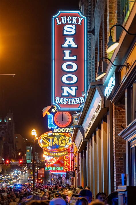 Lucky Bastard Saloon Nashvilles Honky Tonk Headquarters