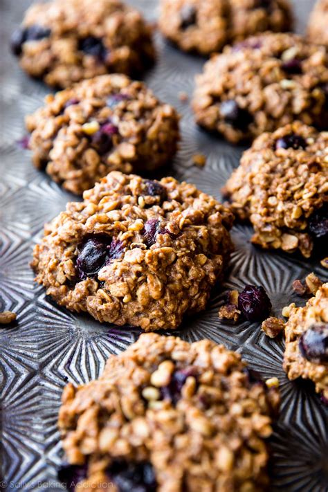 My personal favorite is equal parts oats and it will be healthier and without the sweetener, it won't do as much of the blood sugar/insulin spike that. Good Morning Sunshine Breakfast Cookies | Sally's Baking ...