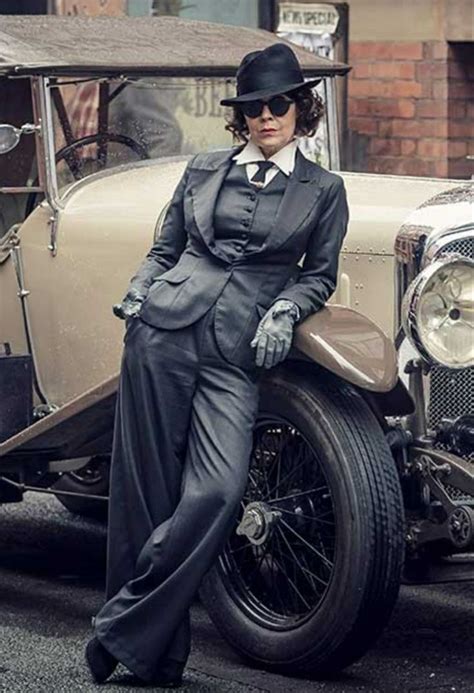Polly Gray Peaky Blinders Costume Woman In Suit Peaky Blinders Fashion
