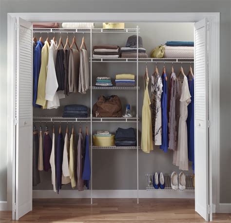 We've considered expert advice, real customer reviews the rubbermaid configurations closet kit is a great way to organize all the garments in your closet. Closet Organizer Kit-White Color-5 Feet to 8 Feet-ClosetMaid