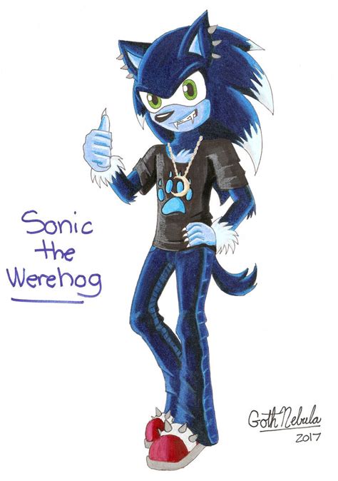 Werehogs Roommate Sonic The Werehog By Gothnebula On Deviantart