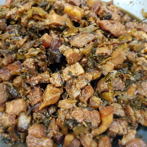 Kangkung cah sapi simpel style chinese food ala nanang kitchen. Babi Cah Sayur Asin - Resep Sayur asin/ kiam chai cah bakso ala dapuryuli - YouTube / Resep ...