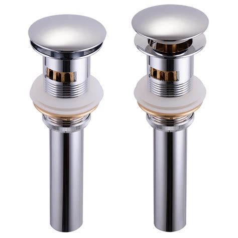 Kitchen sink drains and accessories. 1 5/8" Bathroom Brass Pop Up Drain for Vessel Sink ...