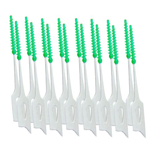 20pcs Tooth Flossing Dental Interdental Brushes Oral Care Plastic Toothpick New Ebay