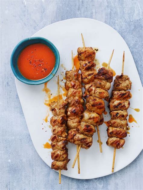 Grilled Buffalo Chicken Kebabs Once Upon A Chef Chicken Kebabs