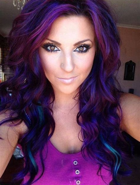 Purple Hair Hair Styles Purple Hair Hair