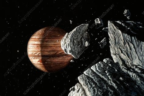 Comet Shoemaker Levy 9 Approaching Jupiter Stock Image R3770018 Science Photo Library