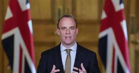 Dominic Raab Will Only Kneel For Queen And Wife Secretary Mocks Blm