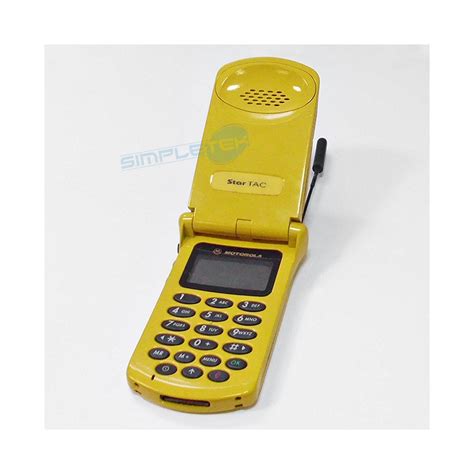 telefono cellulare motorola startac 338 giallo yellow gsm 1996 usato