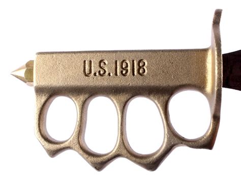 Us 1918 Brass Knuckles Style Knife