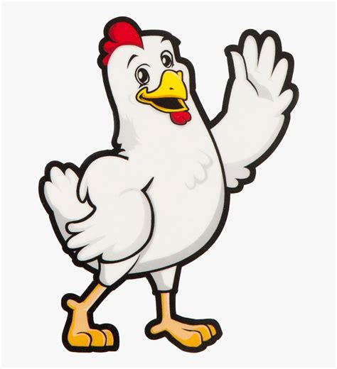 Clip Art Collection Of Free Clucking Cartoon Happy Chicken Png